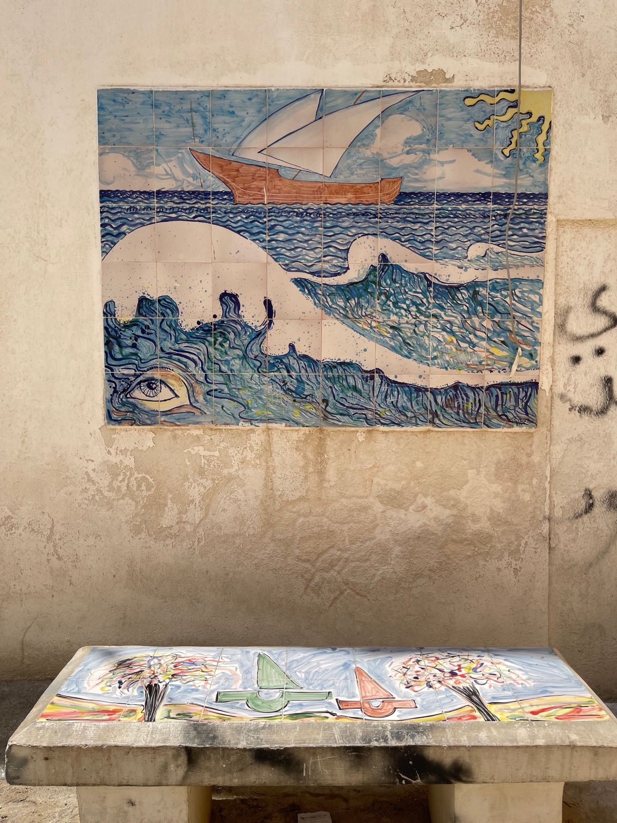 Ceramica dipinta nella Casbah di Mazara del Vallo